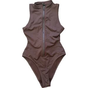 SKIMS ZIP FRONT SLEEVELESS ONE PIECE
